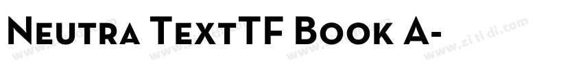Neutra TextTF Book A字体转换